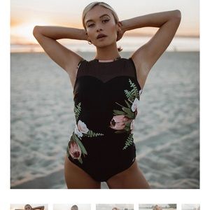 Albion Maria Carolina print swimsuit worn once small